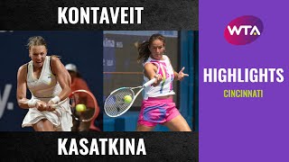 Anett Kontaveit vs. Daria Kasatkina | 2020 Cincinnati First Round | WTA Highlights