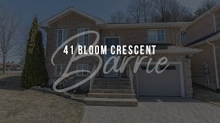 41 Bloom Crescent, Barrie, ON | Team Beauchesne