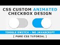 Custom Checkbox CSS | Styling Checkbox | Pure CSS Tutorial | CSS - Simple Checkbox Styling :-)