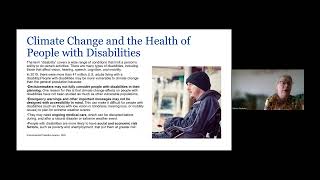 Blum Center Program: Climate Change and Considerations for Populations with Disabilities