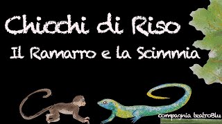 Il Ramarro e la Scimmia - storia per bambini - fiaba - favola