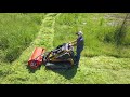 eterra mini skid steer sidewinder flail mower product overview demo