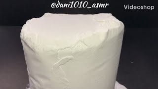 ASMR • Satisfying Shaving, Crumbling, Sifting and Powder Play of a 13.5 lb block of Baking Soda