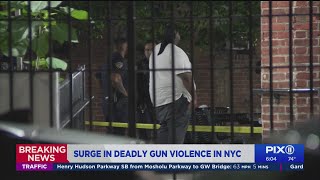 Bronx dad fatally shot outside building amid surge in NYC shootings