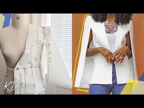 CAPE BLAZER PATTERN TUTORIAL | KIM DAVE CAPE BLAZER PATTERN TUTORIAL | KIM DAVE