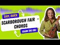 Scarborough Fair Easy Ukulele Play Along Lesson Tutorial - Ukulele Sisters