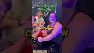 must watch, men VS woman Arm wrestling champion (MrBeast)