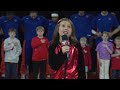 The official Chicago Bulls video of Sophia singing the National Anthem - April 2024
