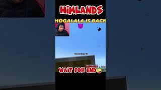 HOGALALA IS BACK 😈 IN HIMLANDS #shortvideo#smartypie#himlands#hogalalla#minecraft#clutches