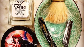 Shave with straight razor Dorko 5/8