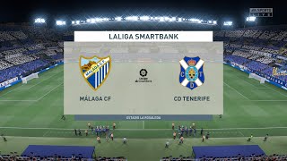 FIFA 22 | Málaga CF vs CD Tenerife - Estadio La Rosaleda | Gameplay