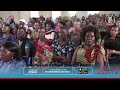 mwenyekiti wa chadema mkoa wa kilimanjaro akitoa salamu kwenye ibada ya shukrani ya mhe freeman