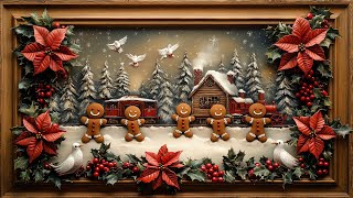 Christmas Gingerbread Bliss | Frame TV Art | Home Decor