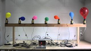 Pneumatic balloon inflating system test