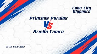 11-12 Girls Kata | Princess Faith Perales (PUNTA ES) Vs. Briella Gacelle Canico (LAHUG ES)