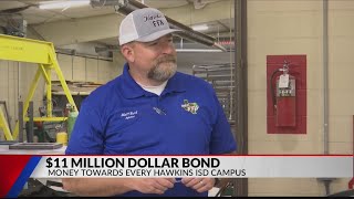 Voters approve $11 million bond for district improvements at Hawkins ISD