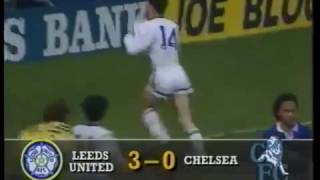 Eric Cantona - Leeds United Vs Chelsea - Brilliant goal