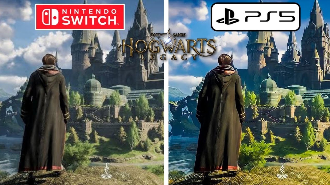 Hogwarts Legacy PS5 Vs Nintendo Switch Graphics Comparison - YouTube