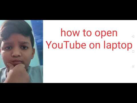 How To Open YouTube On Laptop - YouTube