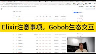 Elixir注意事项，必须要关注推特，加入discord才会给宝箱。Gobob生态交互，每个月交互几次，应该会有一些空投权重的。