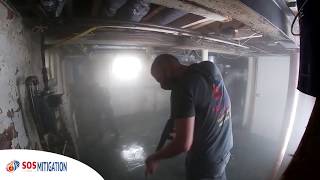 Flooded basement restoration | SOS Mitigation NYC