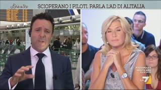 Sciopero Fiumicino, parla l'AD di Alitalia Cramer Ball