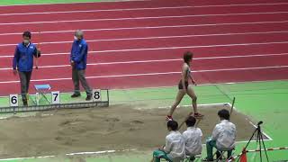 第105回日本選手権室内競技　2022日本室内陸上大阪大会　NCH女子走幅跳　秦澄美鈴　6m52（最終5回目） 大会新