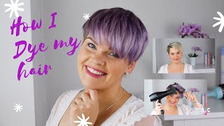 How i dye my hair purple | Salirasa