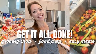 How I Eat Healthy for CHEAP! $60 Grocery Haul, Food Prep & Restocking! How to Meal Plan to SAVE $$$