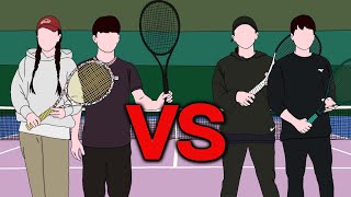 [TTB혼복] 진아\u0026정건vs수빈\u0026진현 경기 영상🎾