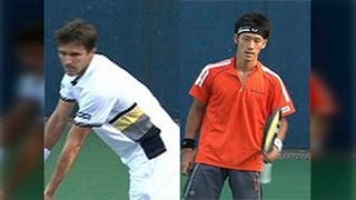 楽天 OPEN 2010 予選１回戦 エドゥアル・ロジェルバセラン VS 杉田祐一