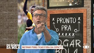 Neto vê injustiça em críticas a Neymar por política durante a Copa e diz: "não ganharemos sem ele"