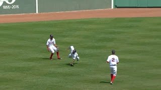 Bradley Jr. makes impressive catch on Tulo