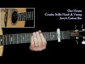 crosby stills nash u0026 young our house guitar play through and intro lesson