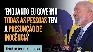 LULA COMENTA DENÚNCIAS DA PGR CONTRA BOLSONARO SOBRE A TENTATIVA DE GOLPE DE ESTADO