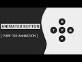 Animated button menu with pure css | CSS Anmated toggle Menu
