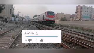 مرور القطار الفرنساوي والقطار المختلط من محطه شبرالخيمة سكه حديد مصر 2021