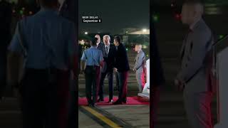 Biden Arrives at G-20 Meeting in India