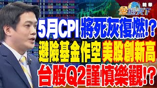 【精華】通膨預測指標 5月CPI將死灰復燃！？避險基金作空美股創新高 台股Q2保守！？ #陳智霖@tvbsmoney 20230412