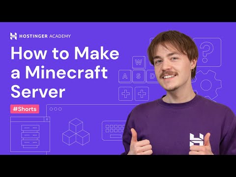 How to create a Minecraft server #Shorts