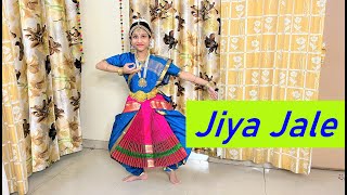 Jiya Jale | Dil Se | Lata Mangeshkar | Bharatnatyam Dance| Dance Cover | Hritieka