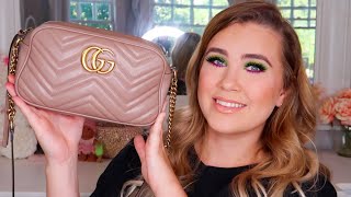 WHAT'S IN MY PURSE?! GUCCI MARMONT (SMALL) 2020 | Paige Koren