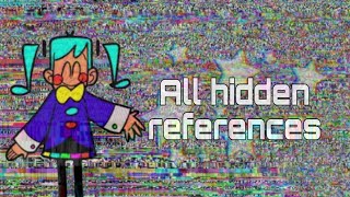 All references and hidden frames in Static music video (flash warning)
