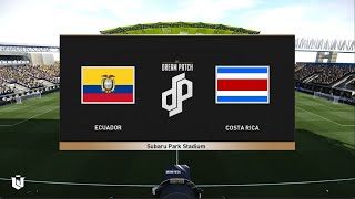 Ecuador vs Costa Rica - Amistoso Internacional  | Gameplay Pes 2021
