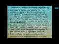 Schachter and singer theory of emotion