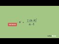 how to calculate variance