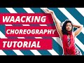 Waacking Beginner Choreography | How To Waack Tutorial - Part 3| DanceWithAbby