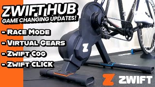 Zwift HUB Game Changing Updates! Virtual Gears / Zwift COG / 10Hz Data / Click Hardware