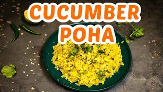 Cucumber poha | Southekai avalakki | 10 minutes breakfast