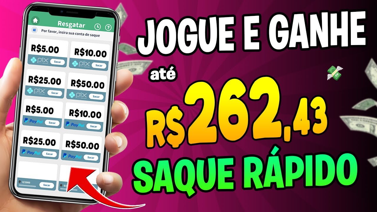 [SAQUE RÁPIDO💸] Lançou APP De JOGO Que GANHA DINHEIRO De VERDADE No ...